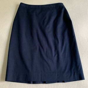 Classic Navy A-Line Women's Skirt